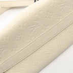 Louis Vuitton Shoulder Bag Triangle Messenger 2-Way White Leather — view 8