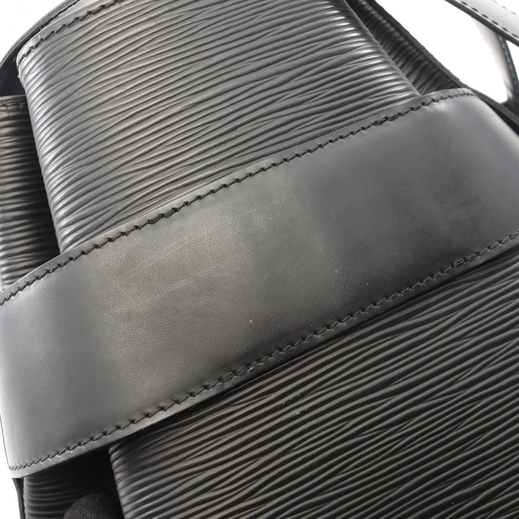 Louis Vuitton Shoulder Bag Sac Depaul PM Epi Noir Leather — view 6