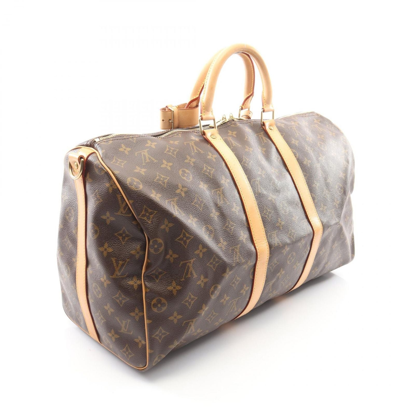 Louis Vuitton Boston Bag Keepall Bandouliere 50 2-Way Canvas Leather — view 2