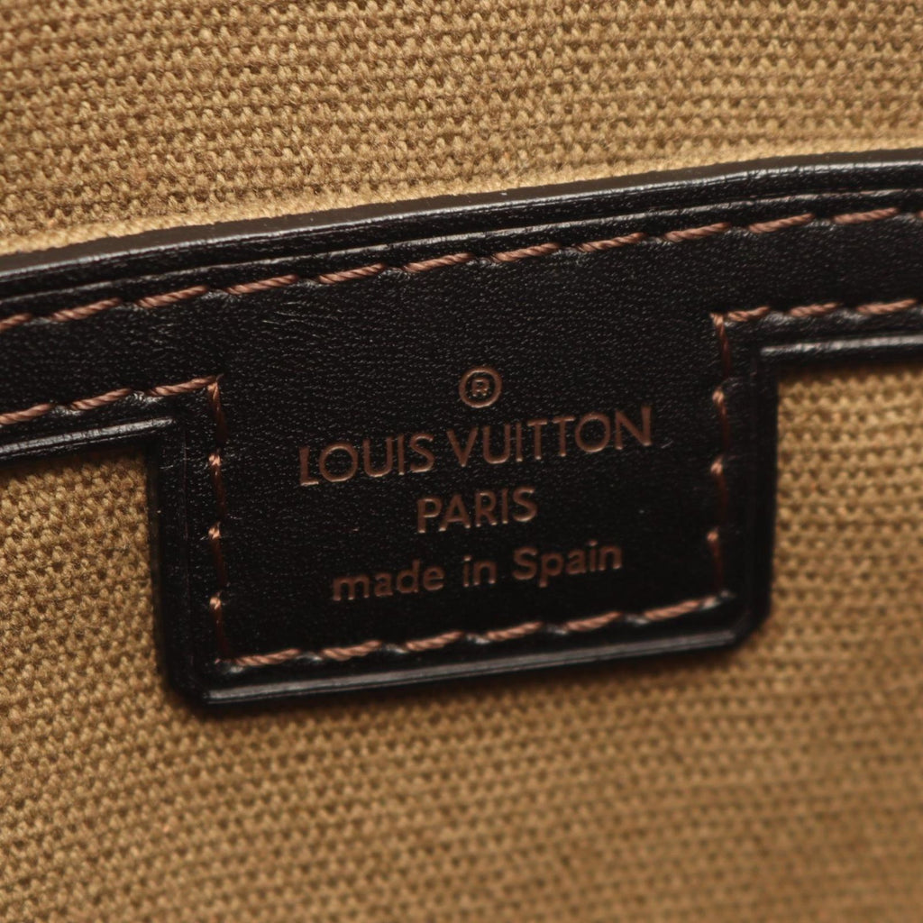 Louis Vuitton Shoulder Bag Sac Plat Utah Cafe Leather Sac — view 4