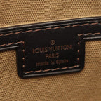 Louis Vuitton Shoulder Bag Sac Plat Utah Cafe Leather Sac — view 4