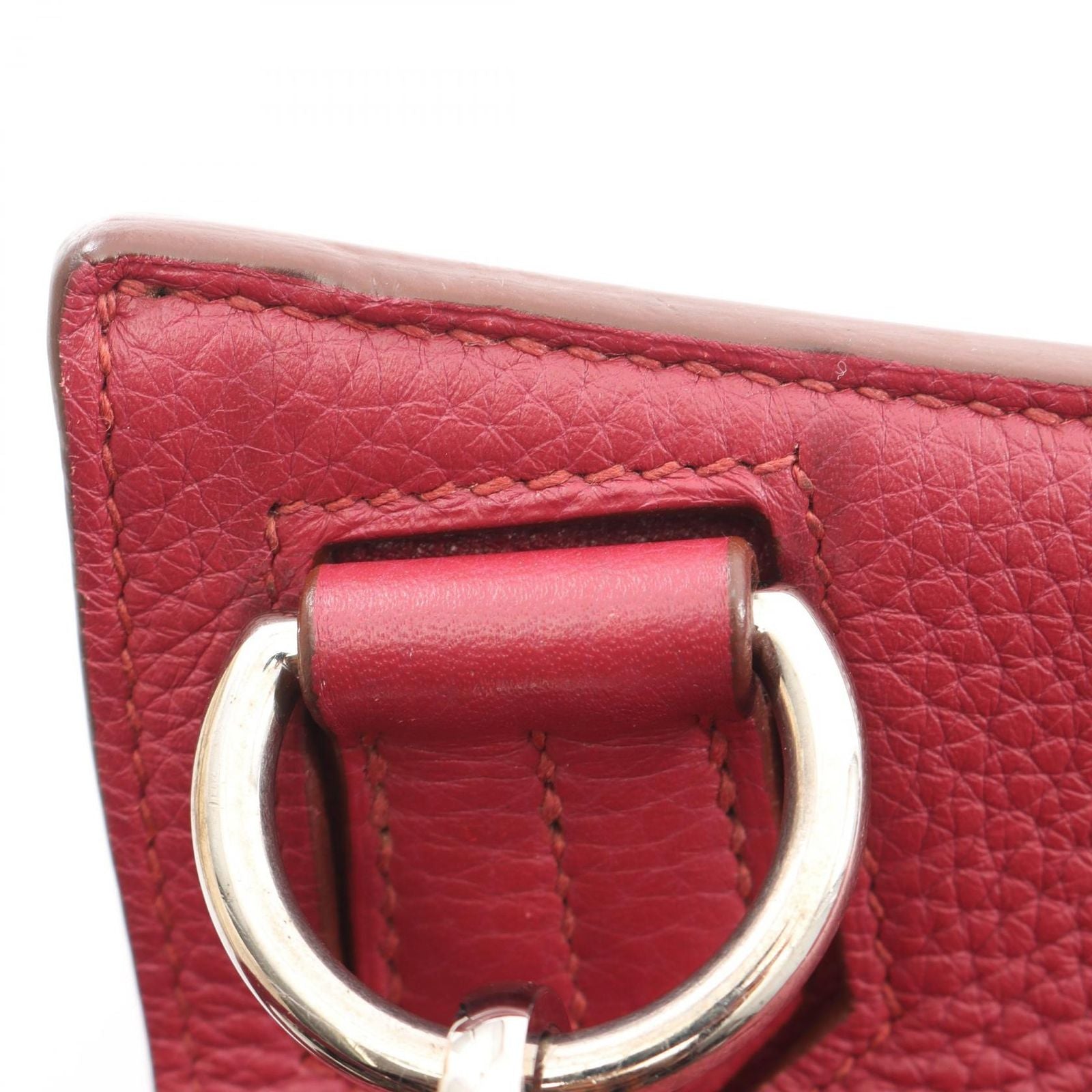 Hermes Shoulder Bag Gypsierre 34 Ruby Leather — view 7