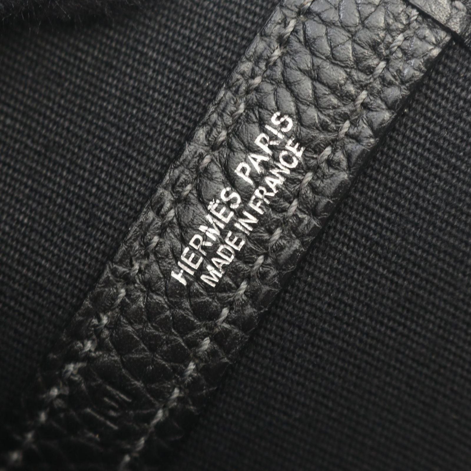 Hermes Tote Bag Garden Party PM Black — view 4