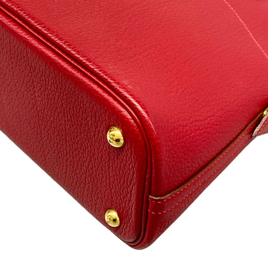 Hermes Handbag Bolide 31 Rouge — view 8