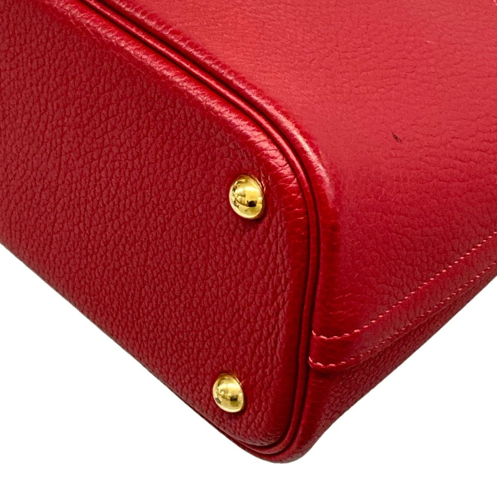 Hermes Handbag Bolide 31 Rouge — view 6