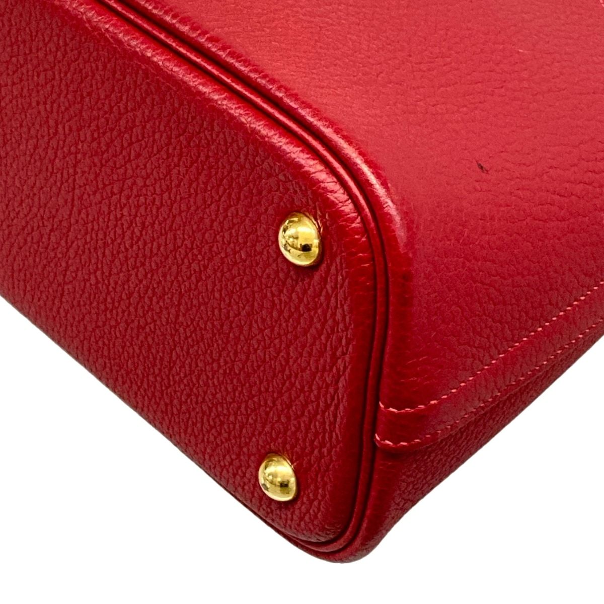 Hermes Handbag Bolide 31 Rouge — view 6