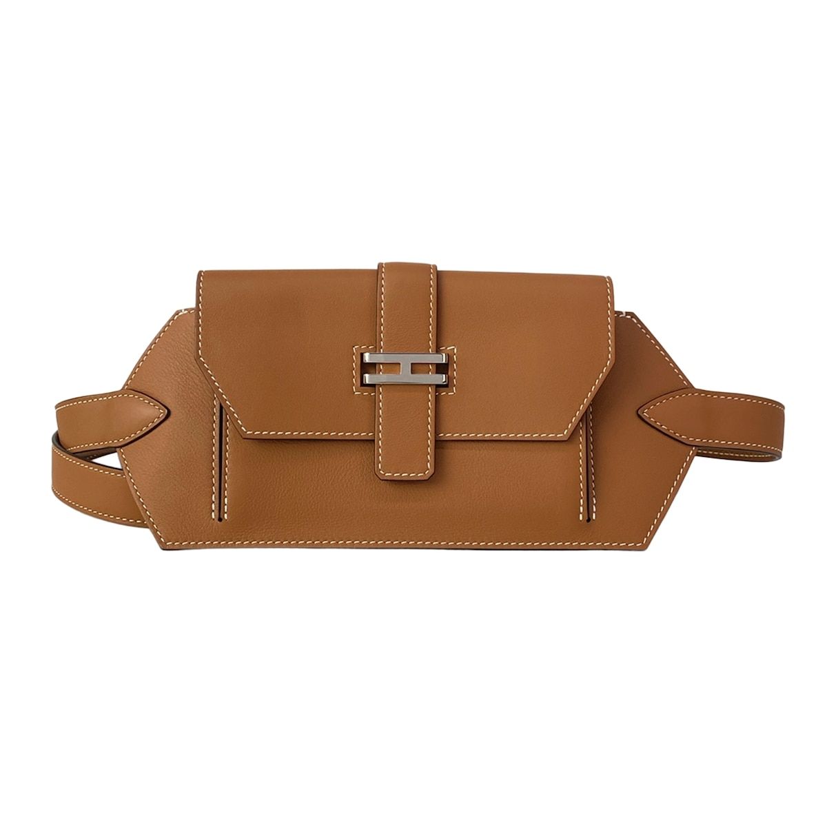 Hermes Waist Pouch Elan Pocket 24 Gold Silver