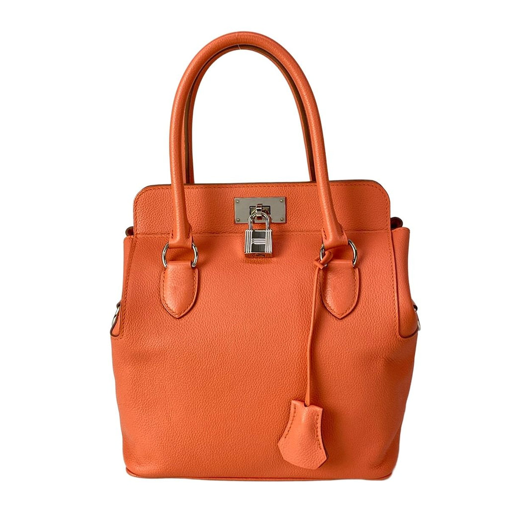 Hermes Handbag Toolbox 20 Flamingo