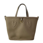 Louis Vuitton Tote Bag Monogram Neverfull Inside Out BB Dark Fango Leather Cowhide — view 3