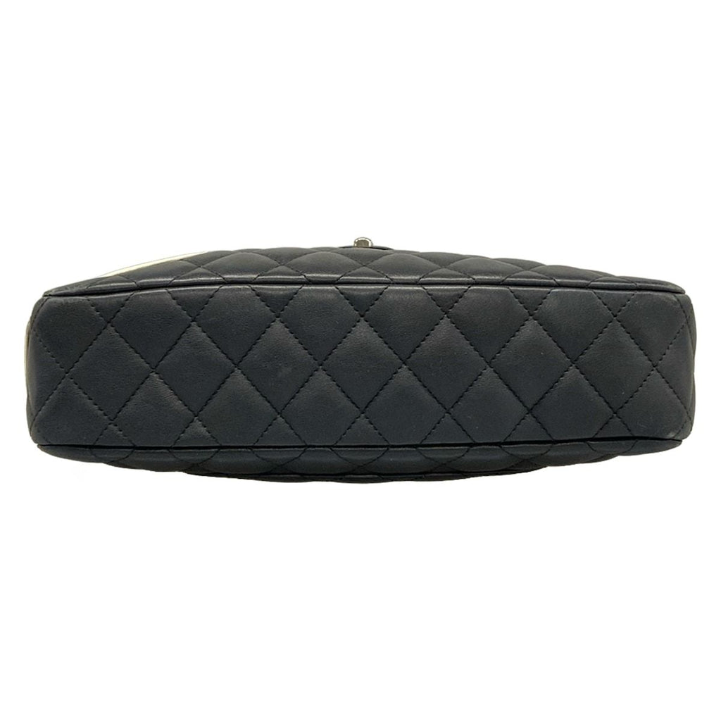 Chanel Shoulder Bag Cambon Line Black Silver Lambskin — view 5