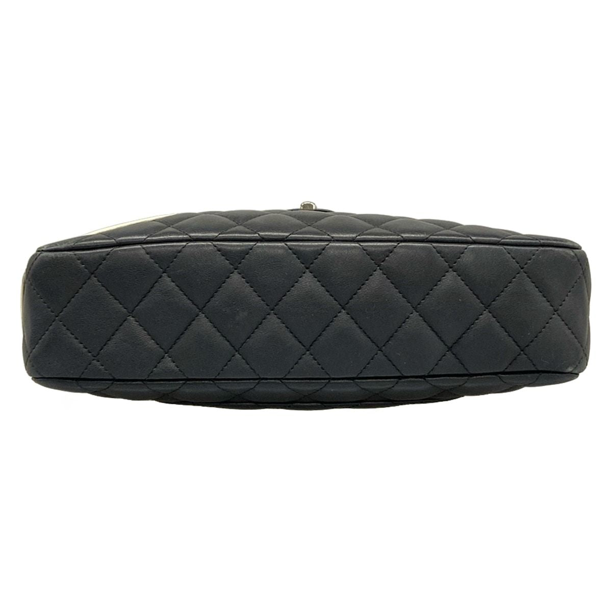 Chanel Shoulder Bag Cambon Line Black Silver Lambskin — view 5