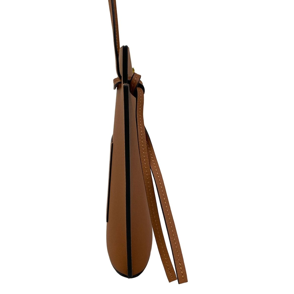 Loewe Shoulder Bag Dice Pocket Brown Leather — view 2