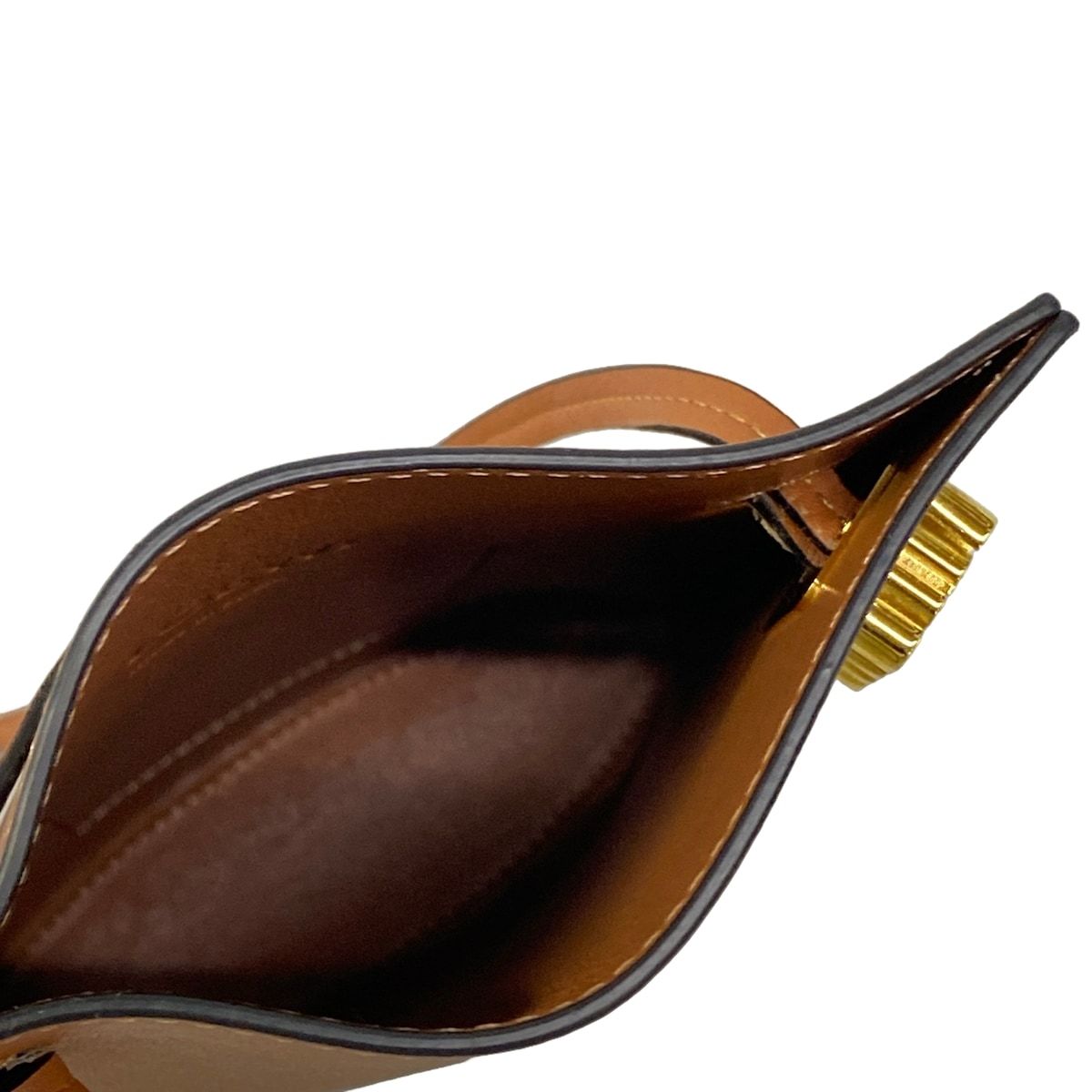 Loewe Shoulder Bag Dice Pocket Brown Leather — view 7