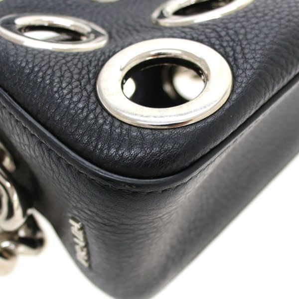 Prada Perforated Chain Shoulder Bag — view 4