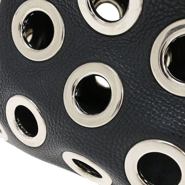 Prada Perforated Chain Shoulder Bag — view 5
