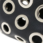 Prada Perforated Chain Shoulder Bag — view 5