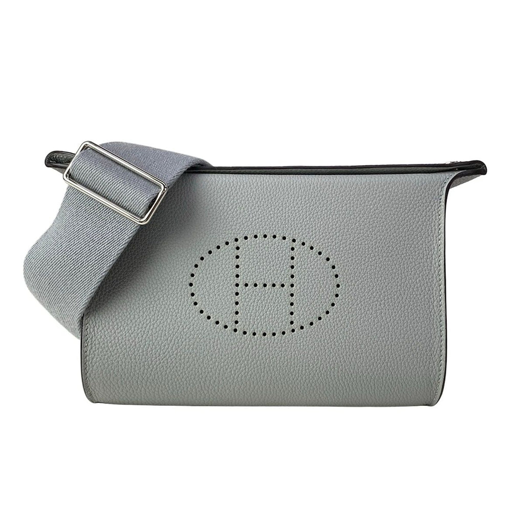 Hermes Shoulder Bag Vide Poche Gris Perle Silver