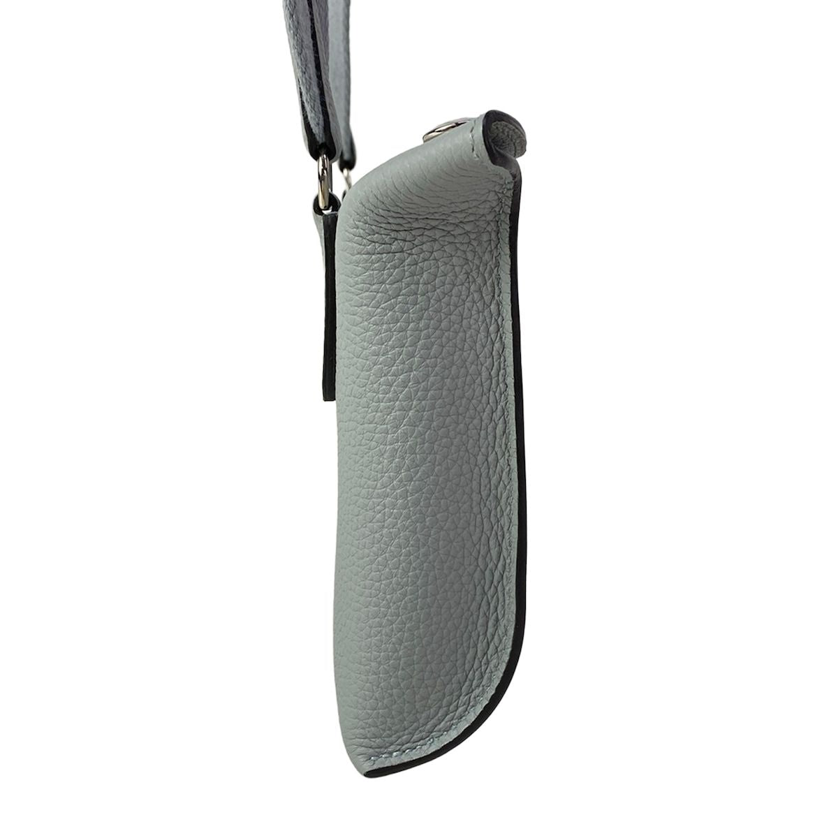 Hermes Shoulder Bag Vide Poche Gris Perle Silver — view 2