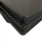 Prada Shoulder Bag Saffiano Leather Black — view 8