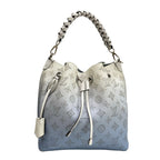Louis Vuitton Handbag Mahina Mulia Blue Leather Cowhide