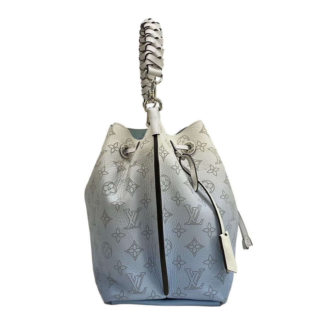 Louis Vuitton Handbag Mahina Mulia Blue Leather Cowhide — view 2