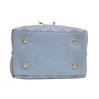 Louis Vuitton Handbag Mahina Mulia Blue Leather Cowhide — view 5