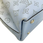 Louis Vuitton Handbag Mahina Mulia Blue Leather Cowhide — view 8