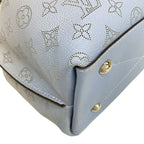 Louis Vuitton Handbag Mahina Mulia Blue Leather Cowhide — view 7