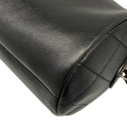 Chanel Shoulder Bag Black Chain Logo — view 8