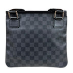 Louis Vuitton Thomas Damier Graphite Shoulder Bag Canvas Black Vintage — view 3