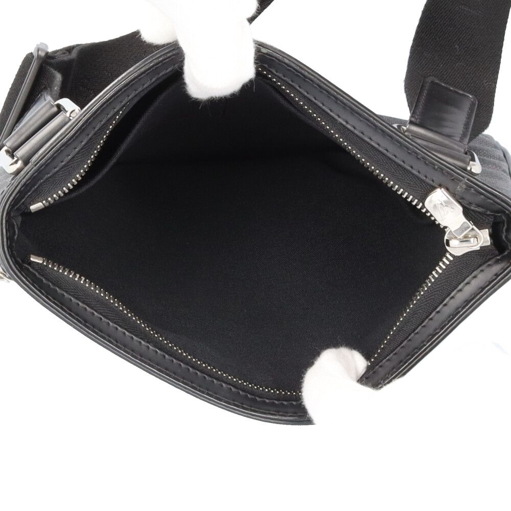 Louis Vuitton Thomas Damier Graphite Shoulder Bag Canvas Black Vintage — view 6