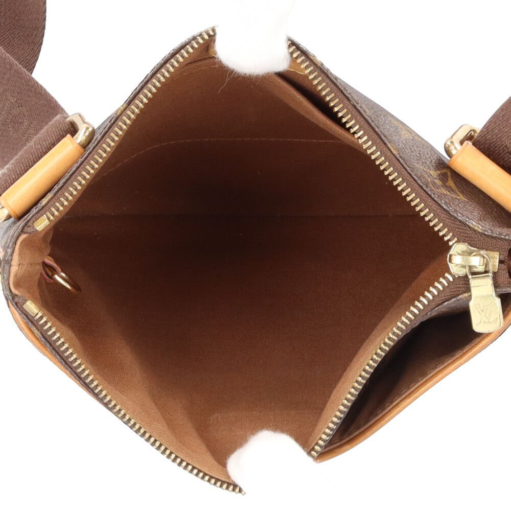 Louis Vuitton Pochette Valmy Monogram Shoulder Bag Canvas Brown Vintage — view 7