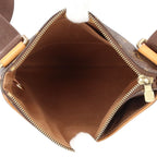 Louis Vuitton Pochette Valmy Monogram Shoulder Bag Canvas Brown Vintage — view 7