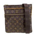 Louis Vuitton Pochette Valmy Monogram Shoulder Bag Canvas Brown Vintage