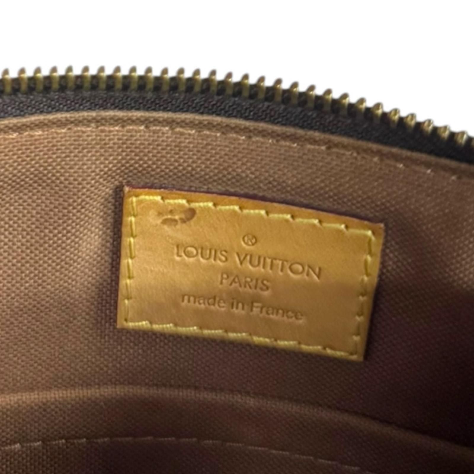 Louis Vuitton Pochette Valmy Monogram Shoulder Bag Canvas Brown Vintage — view 8