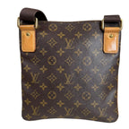 Louis Vuitton Pochette Valmy Monogram Shoulder Bag Canvas Brown Vintage — view 3