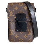 Louis Vuitton S Rock Vertical Wearable Wallet Monogram Macassar Shoulder Bag