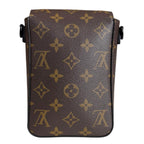 Louis Vuitton S Rock Vertical Wearable Wallet Monogram Macassar Shoulder Bag — view 3