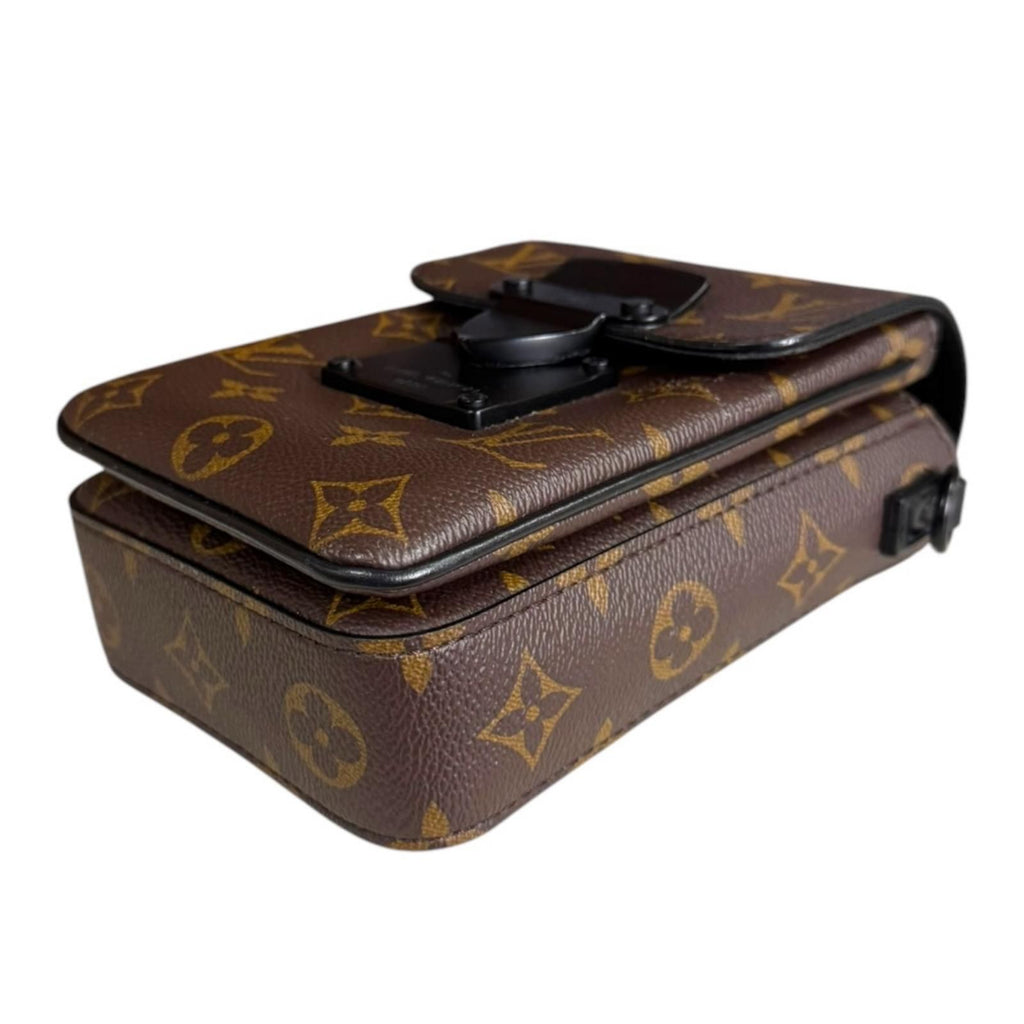 Louis Vuitton S Rock Vertical Wearable Wallet Monogram Macassar Shoulder Bag — view 5