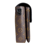 Louis Vuitton S Rock Vertical Wearable Wallet Monogram Macassar Shoulder Bag — view 4