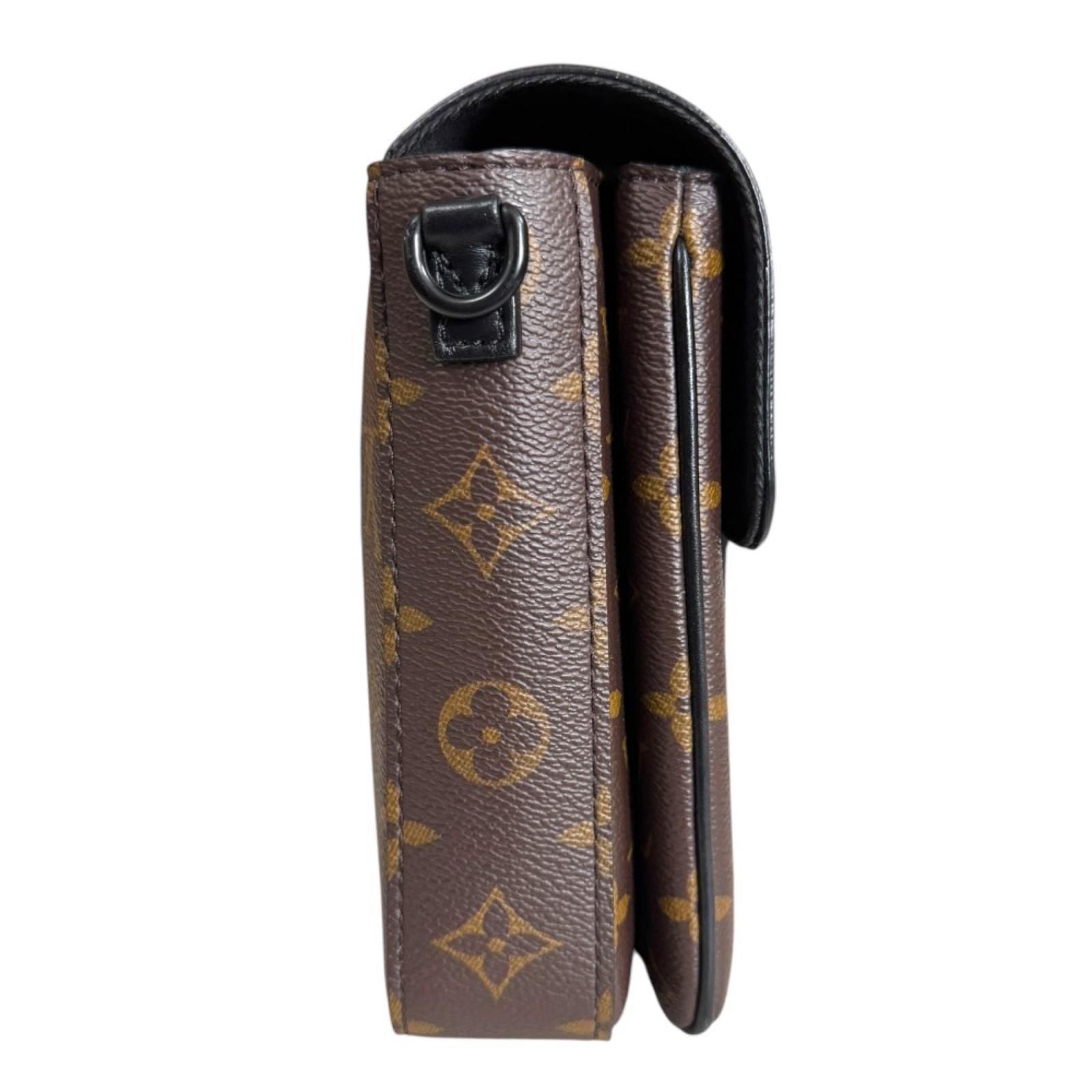 Louis Vuitton S Rock Vertical Wearable Wallet Monogram Macassar Shoulder Bag — view 4