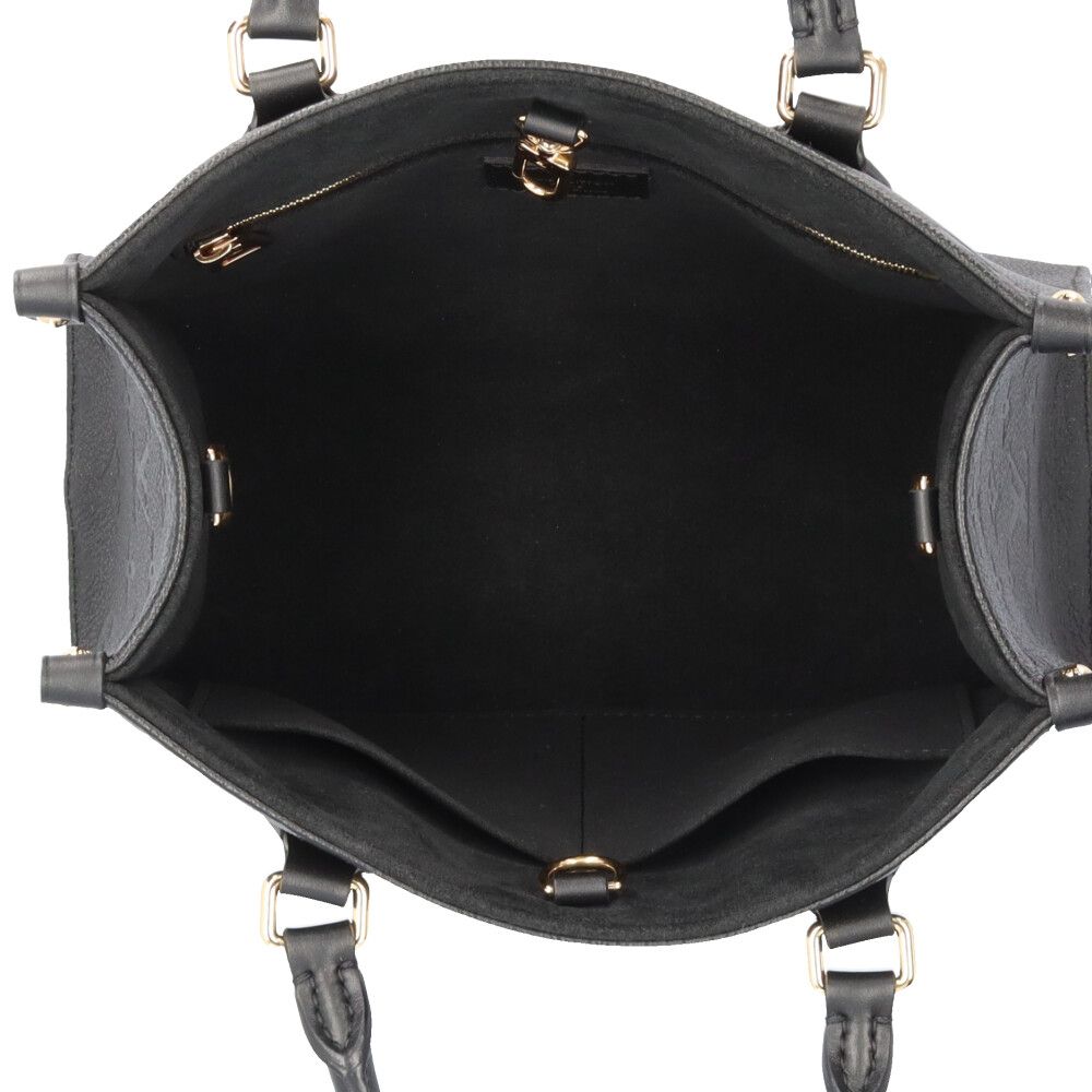Louis Vuitton On The Go PM Monogram Empreinte Shoulder Bag Black Vintage — view 5