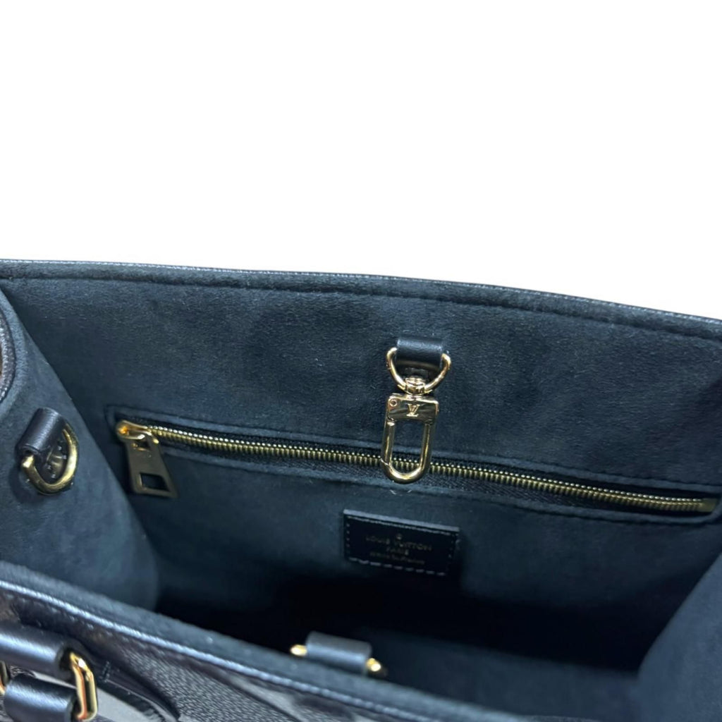 Louis Vuitton On The Go PM Monogram Empreinte Shoulder Bag Black Vintage — view 6