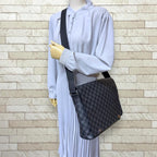 Louis Vuitton District MM NM Damier Graphite Shoulder Bag Canvas Black Vintage — view 2