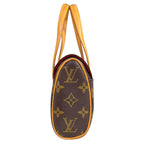 Louis Vuitton Sonatine Monogram Handbag Canvas Brown Vintage — view 5
