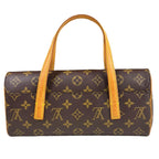 Louis Vuitton Sonatine Monogram Handbag Canvas Brown Vintage — view 3