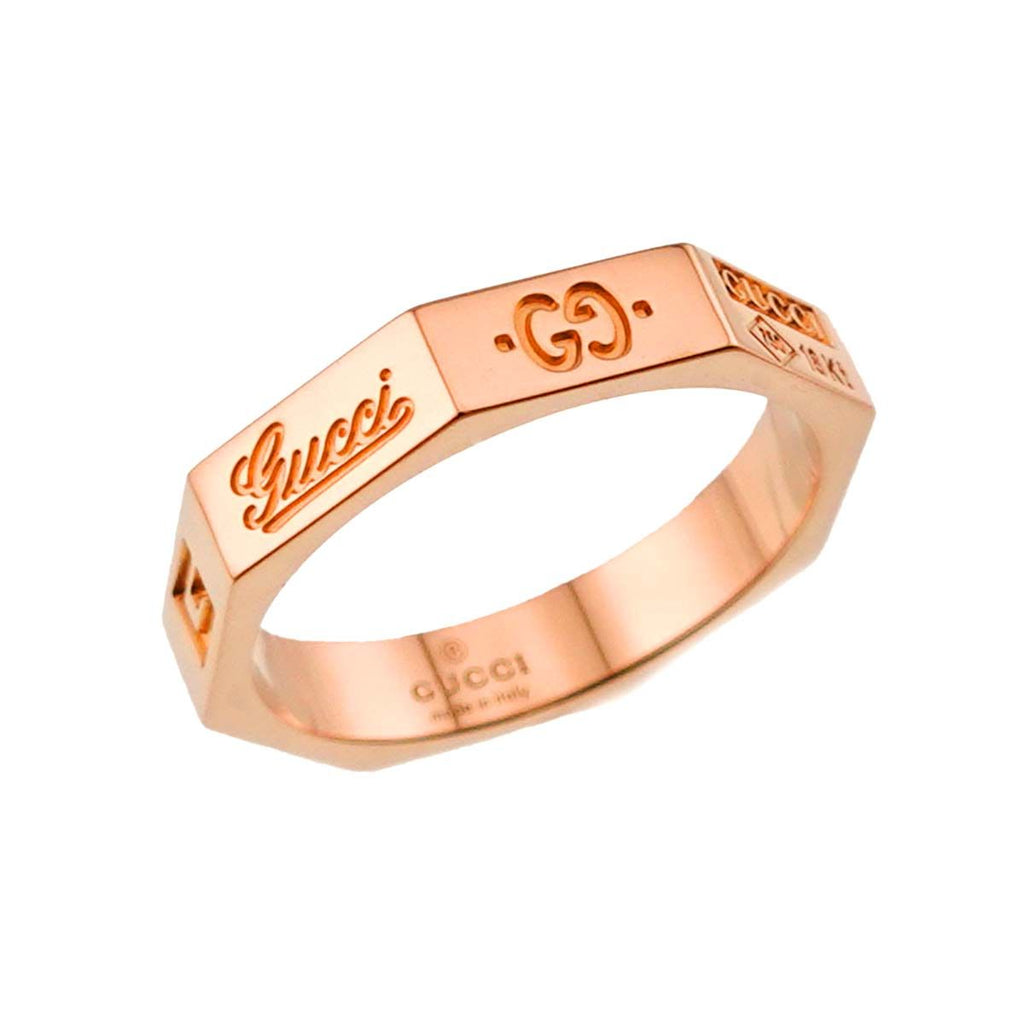 Gucci Octagonal Ring 18k PG Pink Gold — view 5