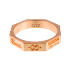 Gucci Octagonal Ring 18k PG Pink Gold — view 4