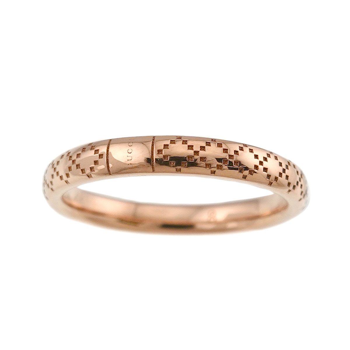 Gucci Diamantissima Diamond Ring 18k PG Pink Gold 750 — view 3