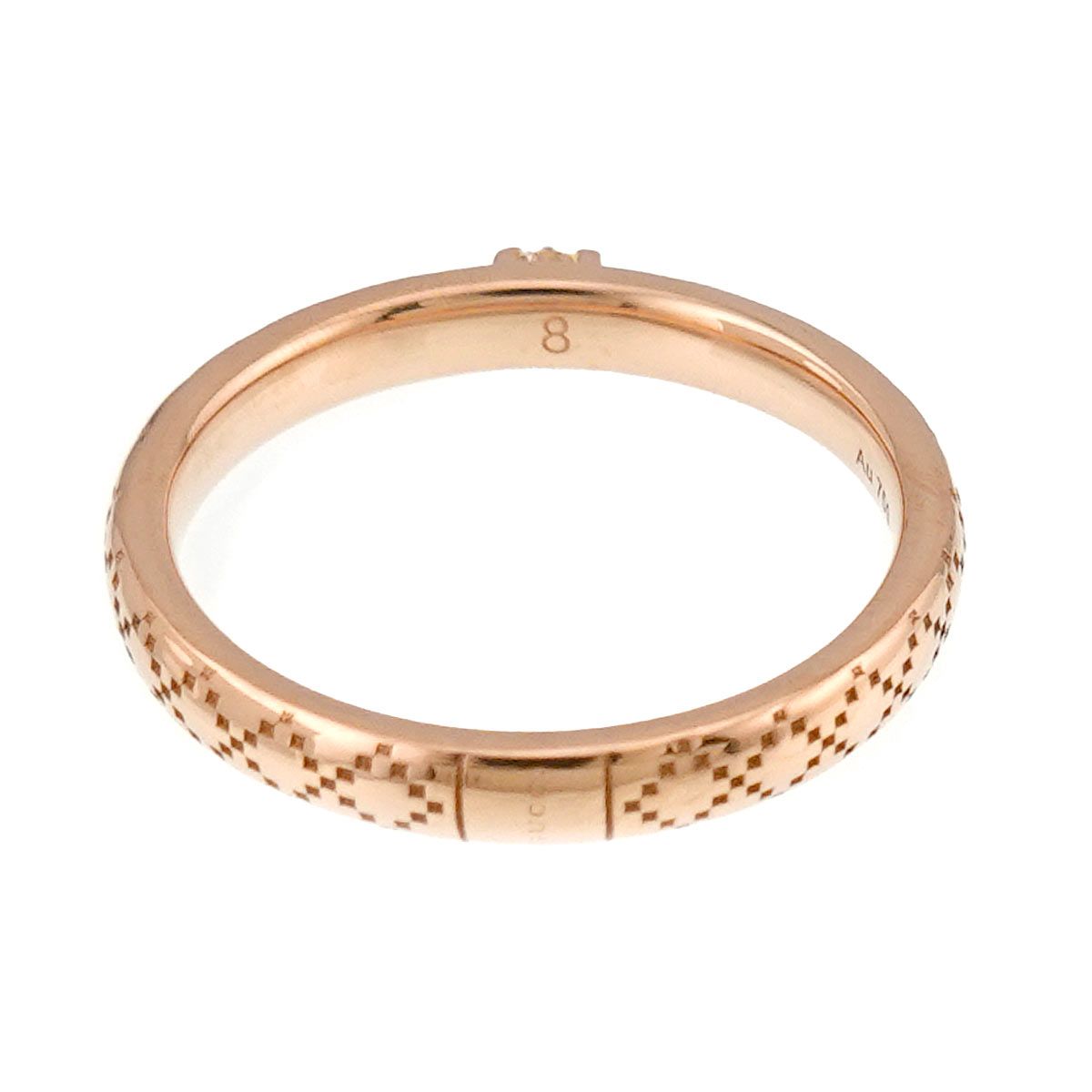 Gucci Diamantissima Diamond Ring 18k PG Pink Gold 750 — view 5